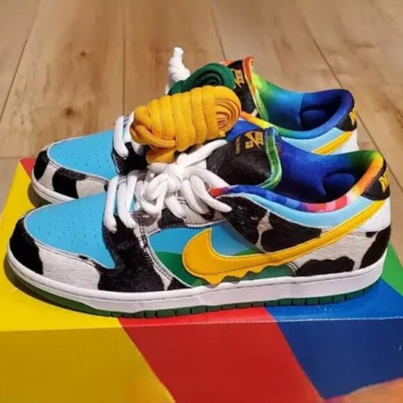 Nike Ben & Jerry's x Dunk SB Special Ice Cream Box Low Chunky Dunky - Picture 1 of 5